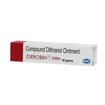Дитранол Derobin (аналог Миканол, Псоракс, Антралин) мазь 1,15% 30г